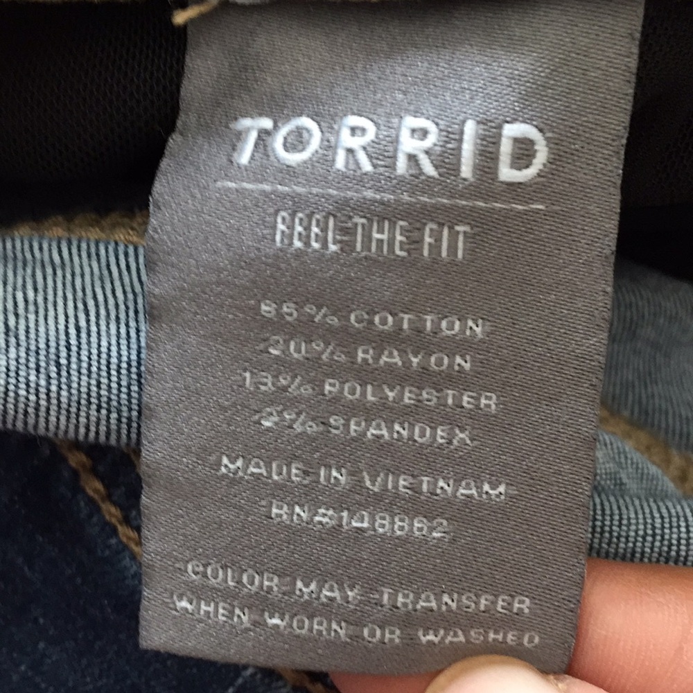 Torrid feel the fit women jeans plus size 20--22 - Picture 9 of 9